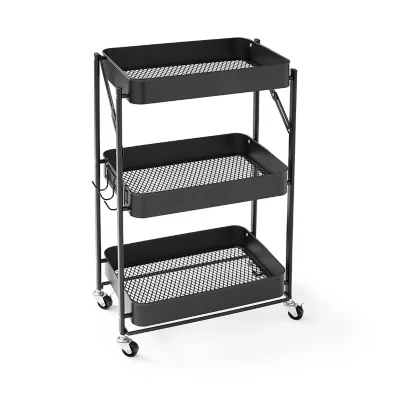 Member's Mark 3-Tier Foldable Rolling Cart