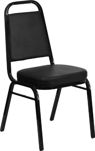 Flash furniture vinyl banquet stack chair