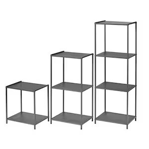 Neatfreak stamped metal storage shelf (set of 3)